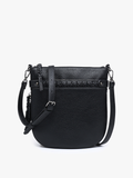 Esther Whipstitch Trim Round Crossbody