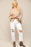 Flowy Natural Tan Sweater
