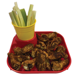 Fancy Panz - Reusable Party Plates w/ Beverage Holder Set of 4