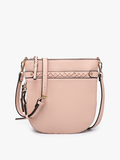 Esther Whipstitch Trim Round Crossbody