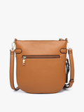 Esther Whipstitch Trim Round Crossbody