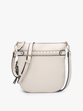 Esther Whipstitch Trim Round Crossbody