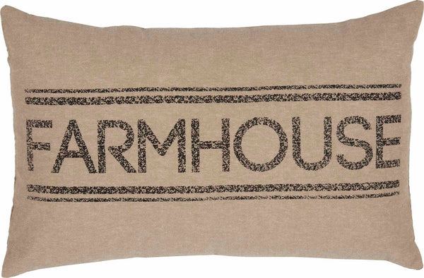 Sawyer Mill Charcoal Farmhouse Pillow