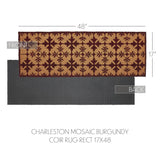 Charleston Mosaic Coir Rug