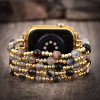 Cape Diablo - Agate Elegance Stretch Apple Watch Strap