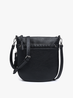 Esther Whipstitch Trim Round Crossbody