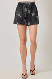 Mystree - 60968 Washed Embroidery Shorts