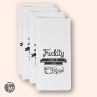 Twisted Wares - Fuckity Fuck Fuck Fuck Premium Cotton Tea Towel 4 Pack Christmas Gifts