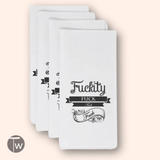 Twisted Wares - Fuckity Fuck Fuck Fuck Premium Cotton Tea Towel 4 Pack Christmas Gifts