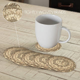VHC Brands - Cobblestone Jute Coaster Set of 6