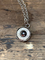 Jill's Jewels - Silver Filigree 45 Auto Bullet Necklace, Pick your color