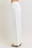 Judy Blue Jeans - HW Featherweight Palazzo Rose Gold Trim W/ Elastic WB
