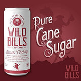 Wild Bill’s Craft Beverage Co. - Black Cherry - Premium Cane Sugar Soda, 12-Pack, Cans