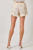 Mystree - 60968 Washed Embroidery Shorts