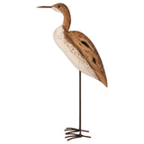 Decorative Wood Standing Crane