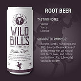 Wild Bill’s Craft Beverage Co. - Root Beer - Premium Cane Sugar Soda, 12-Pack, Cans