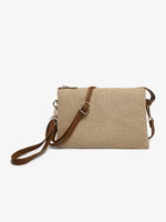 Izzy Straw Woven Crossbody
