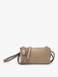 Jen & Co. - Kendall Twist Lock Crossbody/Wristlet Bag | M1818