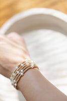 3mm pearl satellite bracelet