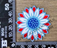 Aloe and Milk Boutique - Flower Patriotic RWB, red white & blue, usa, America, flower