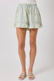 Mystree - 60968 Washed Embroidery Shorts