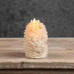 Moving Flame Large Linen Pinecone