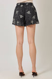 Mystree - 60968 Washed Embroidery Shorts