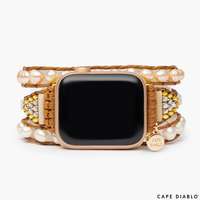 Cape Diablo - Graceful Freshwater Pearl Apple Watch Strap
