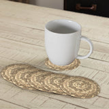 VHC Brands - Cobblestone Jute Coaster Set of 6