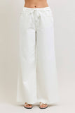 Judy Blue Jeans - HW Featherweight Palazzo Rose Gold Trim W/ Elastic WB