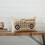 Cider Mill Apple Truck Pillow
