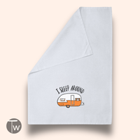 Twisted Wares - I Sleep Around Premium Cotton Tea Towel 4 Pack Christmas Gifts