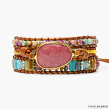 Cape Diablo - Healing Rhodochrosite Wrap Bracelet