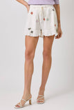 Mystree - 60968 Washed Embroidery Shorts
