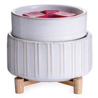 Ceramic & Wood Wax Warmer