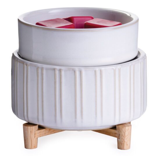 Ceramic & Wood Wax Warmer