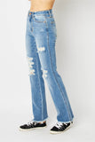 Frayed Comfort Denim