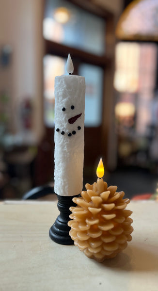 Snowman Tall Pillar
