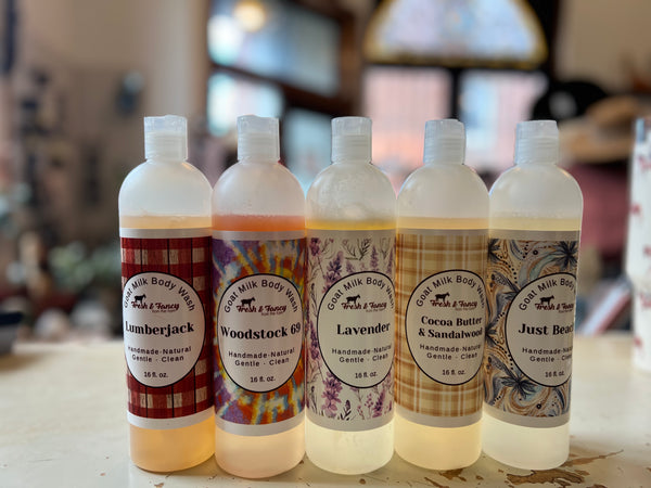 Locally Made Goat Milk Body Wa