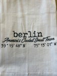 Berlin Coolest Small Town Flour Sack Towels