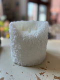 Snowy Pillar Candle