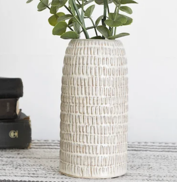 Cross Pattern Vase