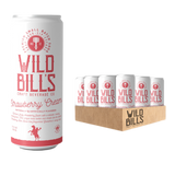 Wild Bill’s Craft Beverage Co. - Strawberry Cream  - Premium Cane Sugar Soda, 12-Pack, Cans
