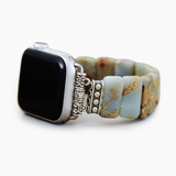 Cape Diablo - Earth Tibetan Jasper Stretch Apple Watch Strap