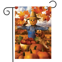 Autumn Scarecrow Flag