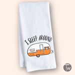 Twisted Wares - I Sleep Around Premium Cotton Tea Towel 4 Pack Christmas Gifts