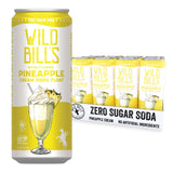 Wild Bill’s Craft Beverage Co. - Pineapple: Zero Sugar Soda, Clean Ingredients