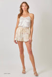 Mystree - 60968 Washed Embroidery Shorts