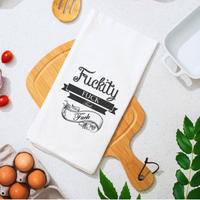 Twisted Wares - Fuckity Fuck Fuck Fuck Premium Cotton Tea Towel 4 Pack Christmas Gifts
