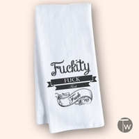 Twisted Wares - Fuckity Fuck Fuck Fuck Premium Cotton Tea Towel 4 Pack Christmas Gifts